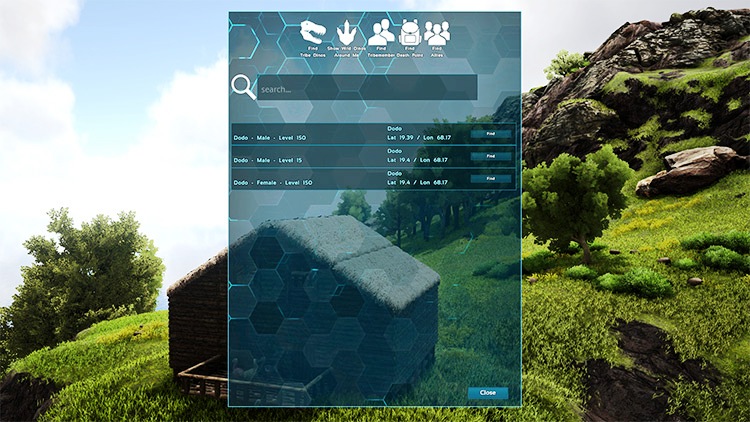 Dino Trackers Ark survival envolved Mod