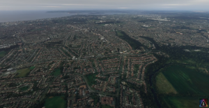 A city in Microsoft flight simulator 2024